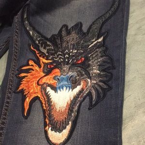 Harshori Dragon Jeans NEW Size 31x30 Luxury Designer Uni-Sex Jeans NEW with Tags